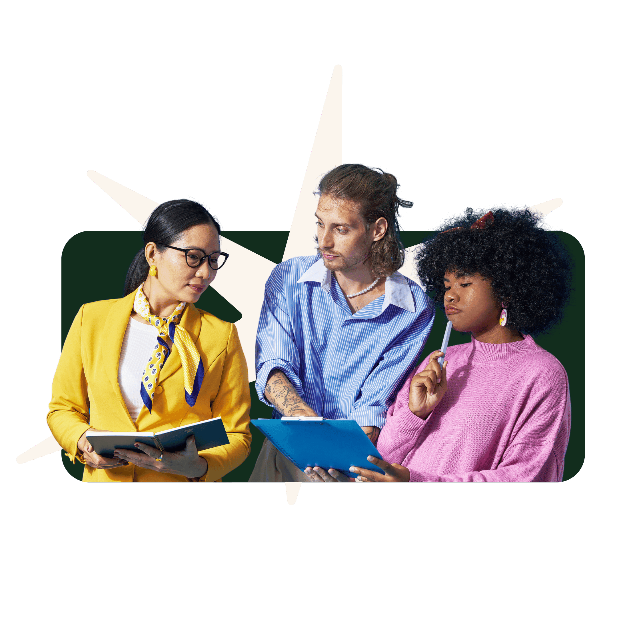 Team collaborating